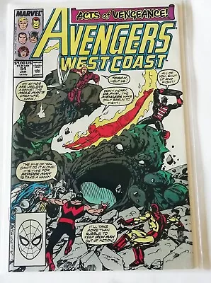 Buy Avengers West Coast #54 : Marvel Comics : January 1990 High Grade 9.8  • 4.99£