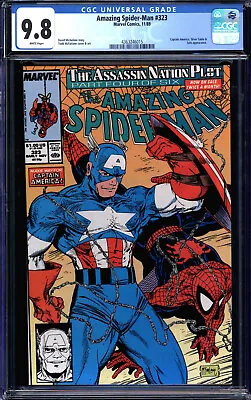 Buy Amazing Spider-man #323 Cgc 9.8 White Cool Capy Cover Cgc #4363246015 • 104.46£