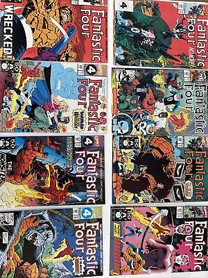 Buy Fantastic Four #345  349-351 355-357 & 360 - Lot Of Eight Issues • 13.43£