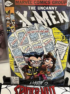 Buy ✍️ Uncanny X-Men #141 Skottie Young Exclusive Facsimile Variant Signed W/COA NM • 55.96£
