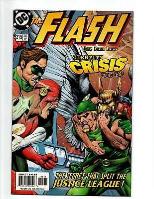 Buy Flash #215 - Identity Crisis Justice League Green Lantern Arrow Hawkman - 2004 • 1.59£