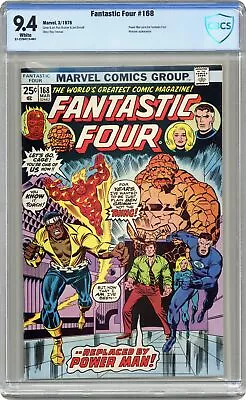 Buy Fantastic Four #168 CBCS 9.4 1976 21-2794F13-001 • 92.36£