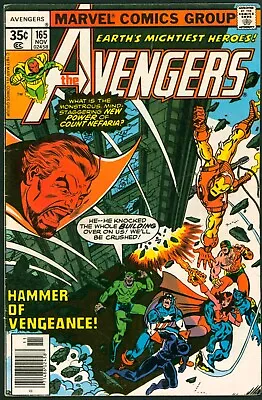 Buy Avengers 165 VF- 7.5 1st Henry Gyrich Marvel 1977 • 12.81£