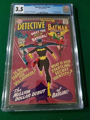Buy Detective Comics #359 CGC 3.5 OW/W Origin And 1st Appearance Of Batgirl 1967 • 397.57£