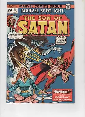 Buy Marvel Spotlight: Son Of Satan #18, MVS Intact, VF- 7.5, 1st Print, 1974, Scans • 8.77£