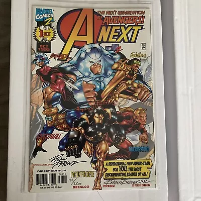 Buy A-Next #1 - The Next Generation Of Avengers (1998) Signed Copy - COA - 1st App • 14.99£