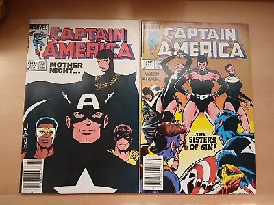 Buy  Captain America #290,295 (marvel 1984) Newsstand Lot 1st. Mother Superior  • 7.88£