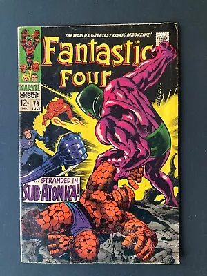 Buy FANTASTIC FOUR #76 (Marvel 1968) Feat. Silver Surfer By Stan Lee & Jack Kirby • 19.78£