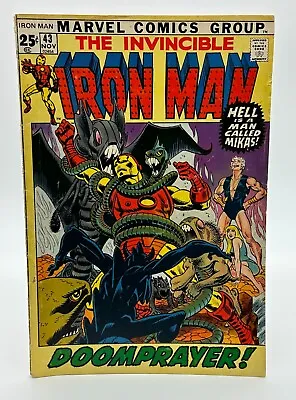 Buy The Invincible Iron Man #43 Marvel Comics 1st Appearance Of The Guardsman 1971 • 16.98£