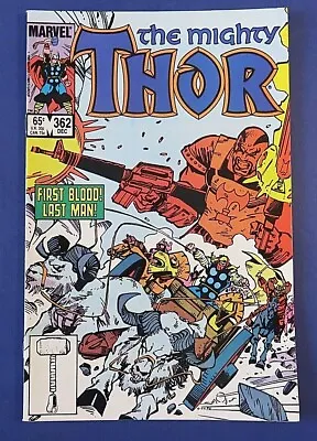 Buy MIGHTY THOR #362 COMIC BOOK Death Of Executioner ~ Marvel 1985 ~ VF+ • 5.52£
