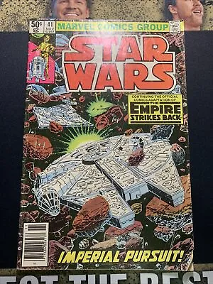Buy Star Wars #41 - 1st Cameo Yoda! Millennium Falcon Cover, Marvel 1980 • 14.22£