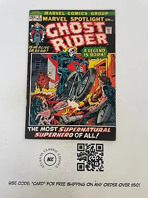 Buy Marvel Spotlight # 5 FN Comic Book First Ghost Rider Appearance HOT KEY 6 J224 • 1,151.31£