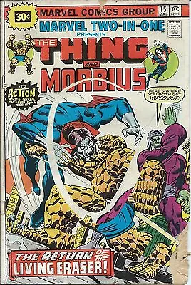 Buy Marvel Two In One 15 30 Cent Price Variant G Rare 2 1 .30 The Thing & Morbius • 19.12£