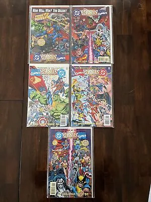 Buy Marvel Vs DC Issues 1-4 Complete 1995 +Preview NM, Avengers, Spider-Man, Hulk • 33.70£