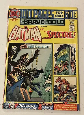 Buy The Brave And The Bold 116 Batman The Specter Teen Titans Wonder Woman 1975 • 8.73£