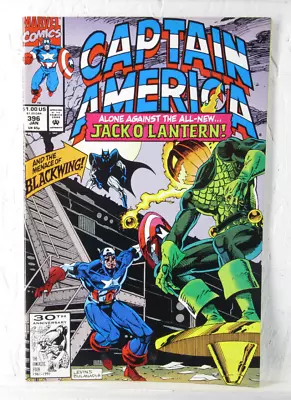 Buy CAPTAIN AMERICA #396 * Marvel Comics * 1992 Comic Book - Jack O' Lantern • 2.39£