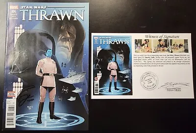 Buy Star Wars: Thrawn (2018) #6 SIGNED Timothy Zahn Notarized Witness Of Signature • 67.75£
