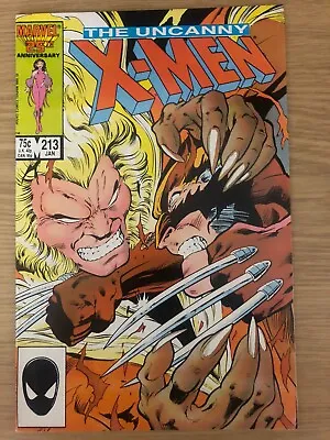Buy The Uncanny X-Men # 213 Graded Personally 9.4 Near Mint • 9.99£