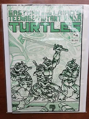 Buy Teenage Mutant Ninja Turtles #4 - 1st Print - Mirage - 1985 - FN/VF • 239.85£