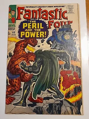 Buy Fantastic Four #60 Mar 1967 VGC 4.0 Jack Kirby Cover Art Doctor Doom • 24.99£