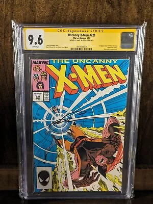Buy Uncanny X-Men #221 CGC 9.6 Signayure Series Marc Silvestri Bold Colors!!! White • 184.72£