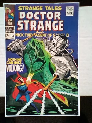 Buy Strange Tales 166 (1968) Nick Fury/SHIELD, Doctor Strange App, Cents • 12.99£