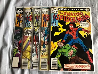 Buy Amazing Spiderman 176,177,178,179,180 (1978) New Green Goblin Story • 79.99£
