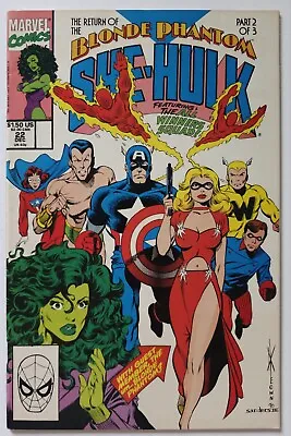 Buy Marvel Comics Blonde Phantom & She-Hulk #22 Part 2 Of 3 (1990) • 9.49£