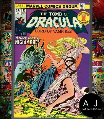 Buy Tomb Of Dracula #43 FN/VF 7.0 Comic Book Wrightson Cover Art • 13£
