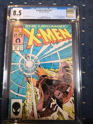 Buy Marvel Comics Uncanny X-men #221, 9/87 Cgc 8.5 First Appearances Of Mr Sinister. • 100£