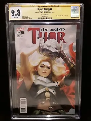 Buy CGC 9.8 Mighty Thor # 705 Artgerm Variant SS Signed Stanley  Artgerm  Lau NM/MT • 217.38£
