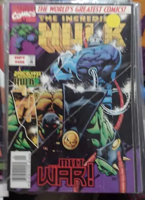Buy INCREDIBLE HULK  # 456 1997 Marvel Disney  Xmen Apocalypse Horseman War NEWSTAND • 4.43£