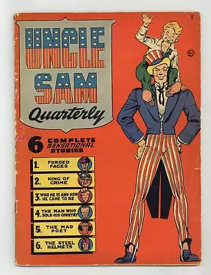 Buy Uncle Sam Quarterly #1 GD+ 2.5 RESTORED 1941 • 346.19£