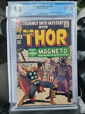 Buy Journey Into Mystery #109 - Thor Vs. Magneto - CGE 6.0 - Fast Overnight Shipping • 232.57£