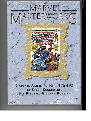 Buy Marvel Masterworks Vol 243 Captain America Nos. 176-192 Hardcover NEW Sealed • 31.97£