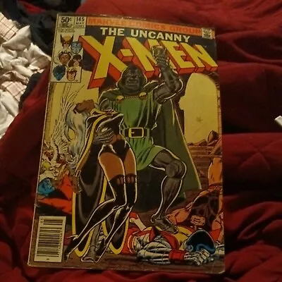 Buy Uncanny X-Men 145 NEWSSTAND Marvel Comics Iconic Dave Cockrum Doom Cover 1981 • 22.17£