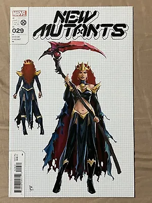 Buy New Mutants #29 1:10 Rod Reis Design Variant (2022) Marvel Comics • 4£