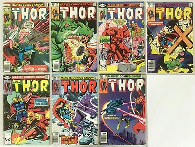Buy Thor 1978 Bronze 7 Comic Lot # 267 298 302 303 306 308 309 VF/VF+ Bagged Boarded • 16.60£