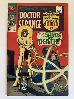 Buy Strange Tales #158 7.0 Fn/vf 1967 1st Appearance Living Tribunal Marvel Comics • 98.79£