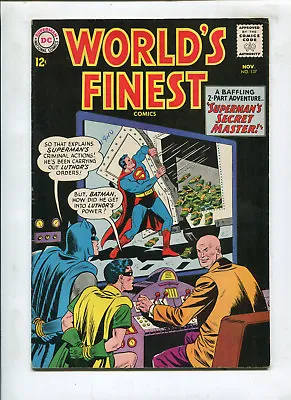 Buy World's Finest #137 Superman's Secret Master! (5.5) 1963 • 30.30£