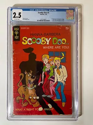 Buy Scooby Doo #1 Cgc 2.5 Ow Pages 1st Shaggy, Velma, Fred And Daphne In Comics 1970 • 599.64£