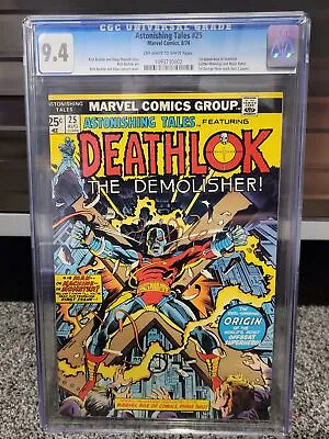Buy ASTONISHING TALES #25 (CGC 9.4) 1974 1st Appearance Of Deathlok, Luther Manning! • 357.49£