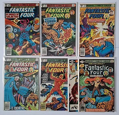 Buy Marvel Comics Fantastic Four Lot Of 6: 210-214, 235 & Annual #14 1st Terrax • 64.05£