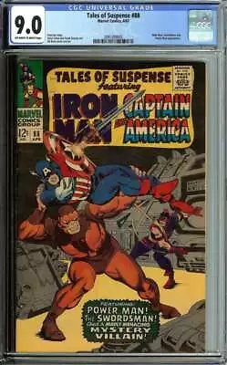 Buy Tales Of Suspense #88 Cgc 9.0 Ow/wh Pages // Marvel Comics 1967 • 142.19£