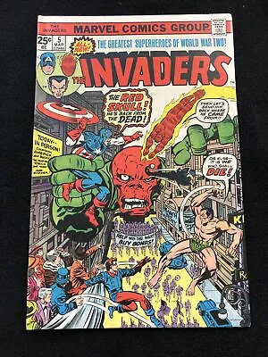 Buy Invaders 5 8.0 8.5 Marvel 1975 Red Skull Origin Liberty Legion High Grade Wk18 • 11.06£