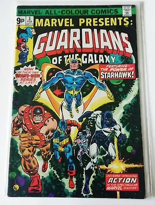 Buy MARVEL PRESENTS #3 1st Solo Guardians Of The Galaxy=Marvel 1975 =very Good • 7.99£