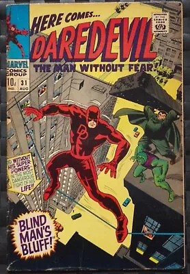 Buy Marvel Comics Daredevil 31 1967 10d Copy • 4.50£