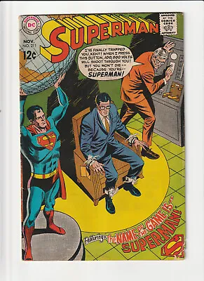 Buy Superman #211, 4.5 VG+, DC 1968, Combined Shipping • 6.35£