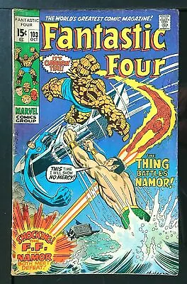 Buy Fantastic Four (Vol 1) # 103 (VG+) (Vy Gd Plus+)  RS003 Marvel Comics ORIG US • 27.74£