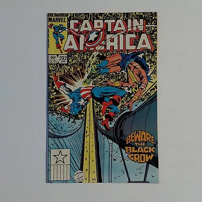 Buy Captain America 292 VF- 1984 1st Black Crow Marvel Comics • 3.95£